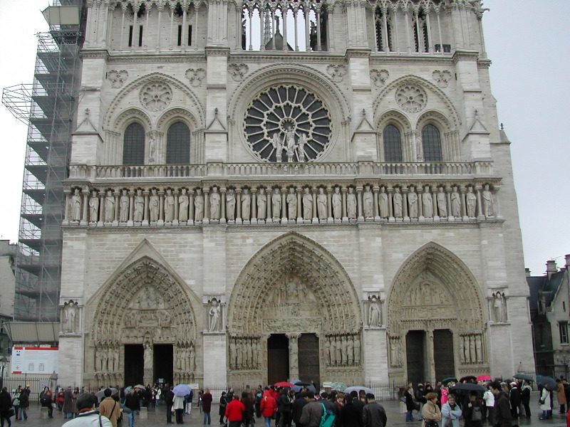 Entrace to Notre Dame