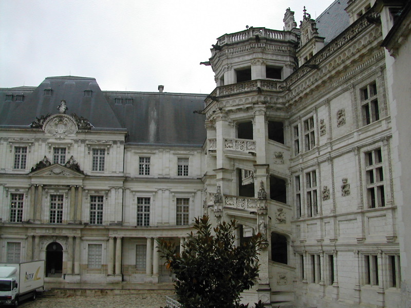 Blois outside staircase