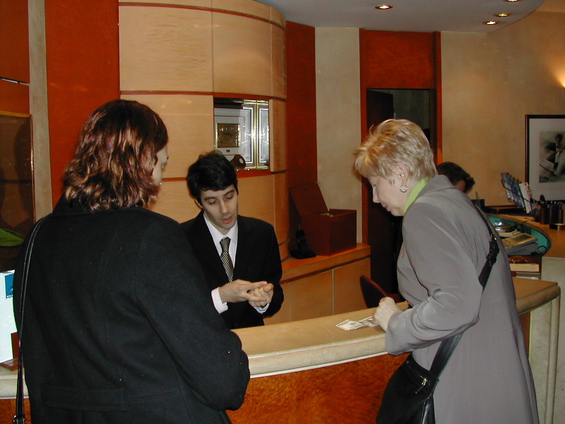 Rachel and Sheila at Desk