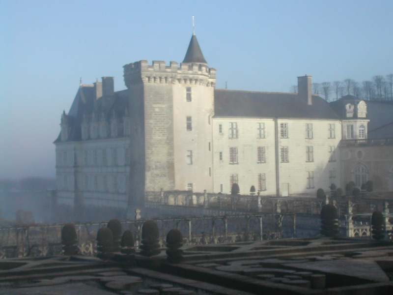 Villandry in mist