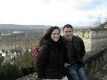 Rachel L & Dan at Chinon