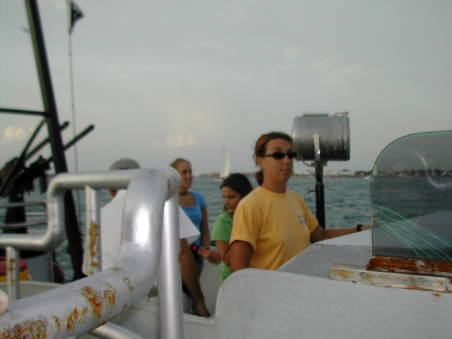 Rachel at Helm